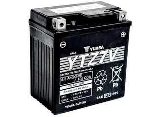 Аккумулятор 6Ач "YUASA AGM YTZ7V" О.П. 113х70х120 залитая