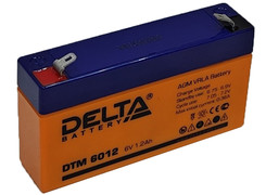 АКБ 6V 1,2Ач "DELTA DTM6012"  97х24х58